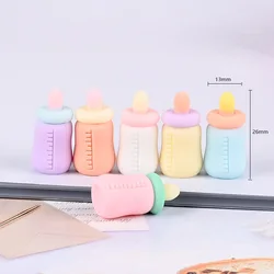 10pcs 3D Baby Bottle Resin Cabochon Flatback Miniature Craft Embellishments Novelty 2023 Scrapbooking DIY Phone Case Decor