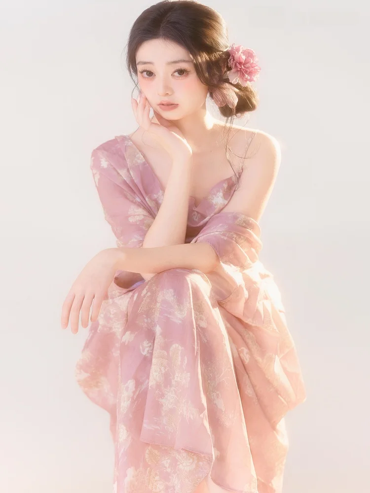 

New Chinese Sle Photoaphy Studio Costume National Trend Strapl Dr Retro Aosphere Photoaphy Ceremony Dr