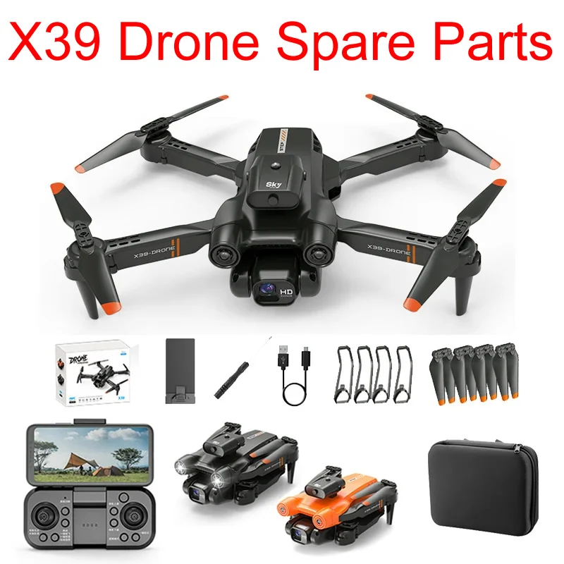 

X39 Aerial Photography Drone 8K High-definition Folding Four-axis Aircraft RC Quadcopter Spare Parts Motor Arm/Propeller/Frame..