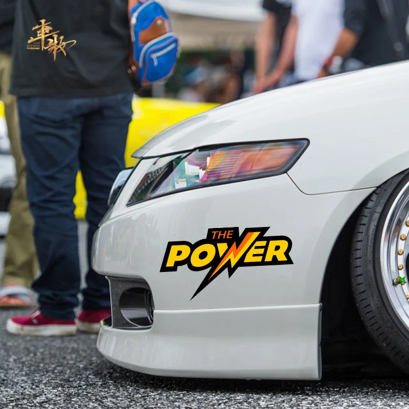 1PC "The Power" Witty Car Stickers, Multiple Colors Design Decals, Distinctive Automotive Styling Items