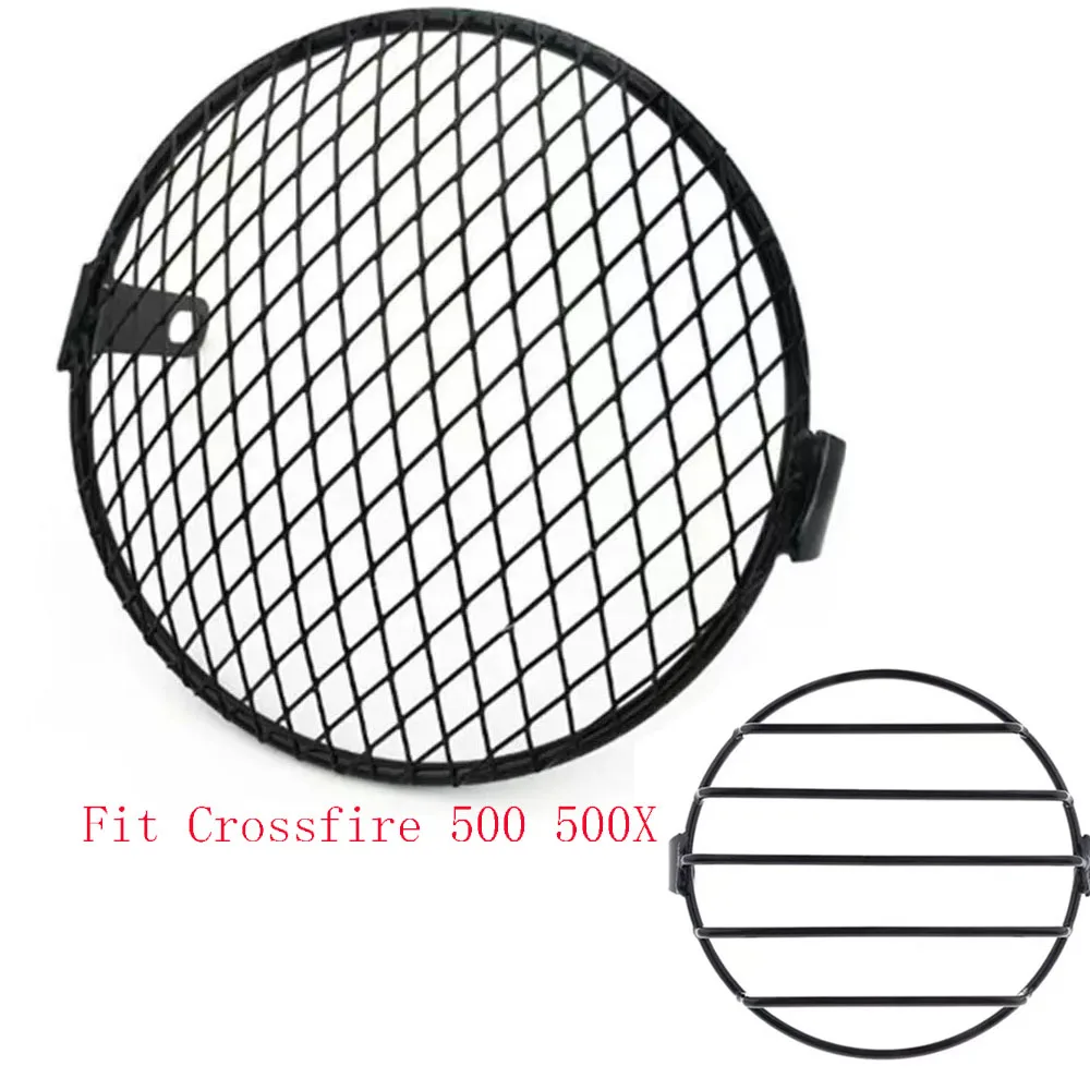 

For Brixton Crossfire 500 500X Motorcycle Mesh Headlight Protector Holder Metal Grill Cover Guard Fit Crossfire 500 500X