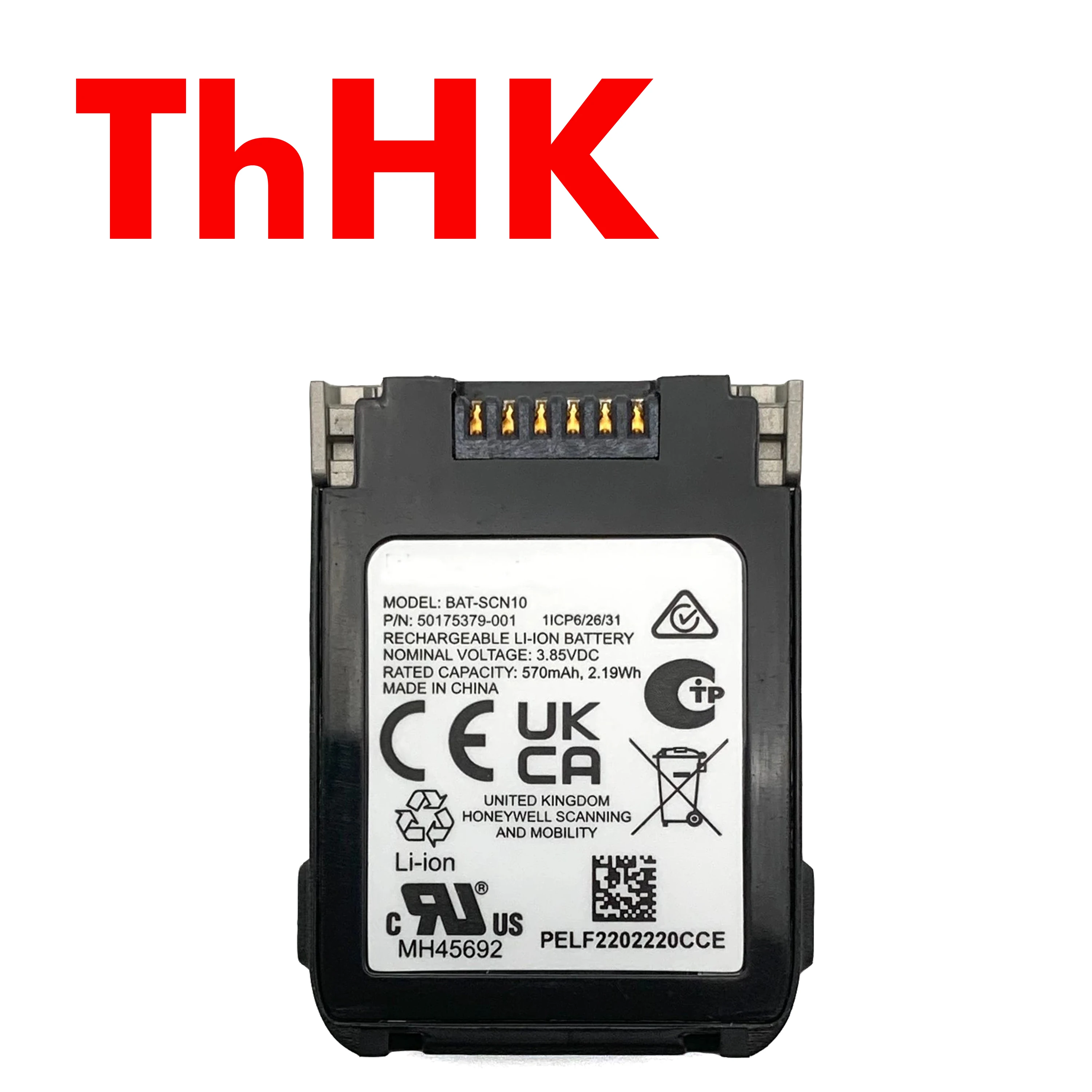 Genuine Original 570mah 2.19Wh BTRY-RS51-7MA-01 BT-000397 BT-000398 BTRY-RS51-4MA01 50175379-001 Battery For Zebra RS51 RS5100