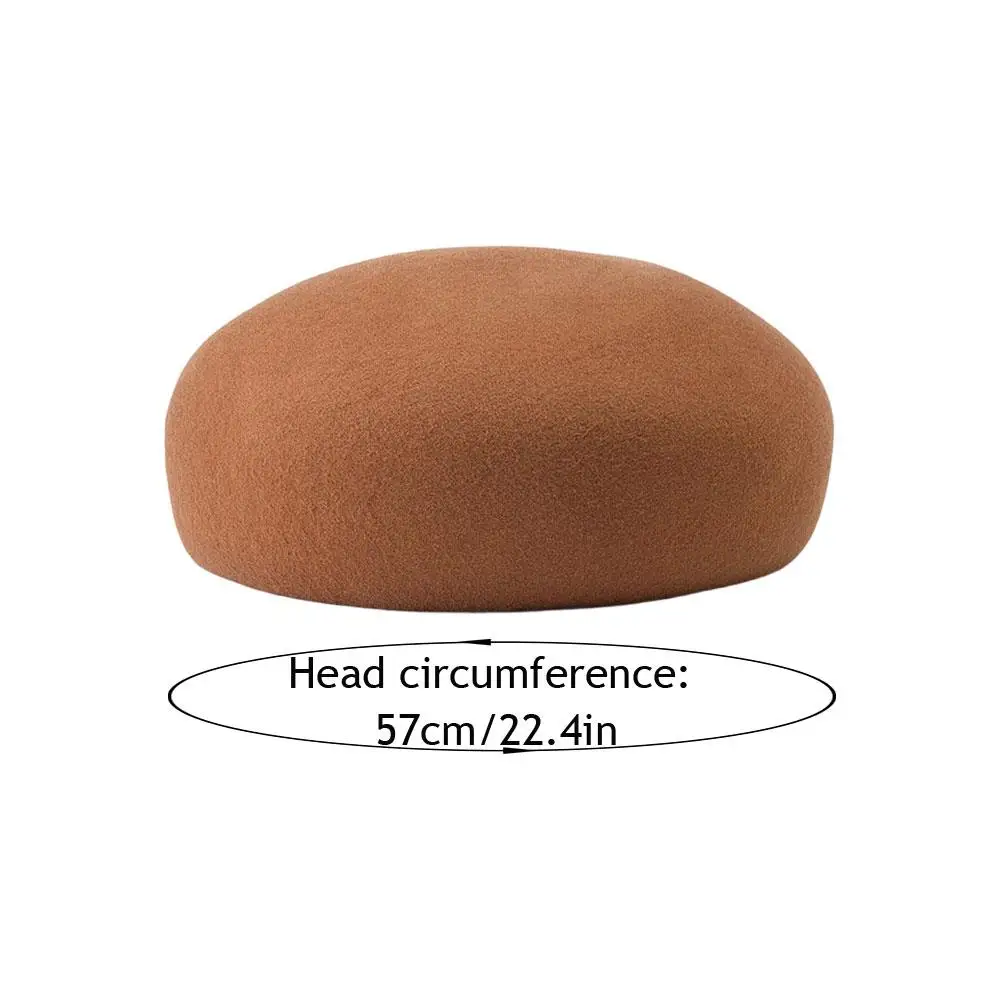 الكلاسيكية المرأة قبعة البيريه الرجعية الخريف الشتاء ورأى قبعات النساء اليقطين القبعات الرسام القبعات مضيفة قبعة الإناث قبعات رسمية للحفلات #2