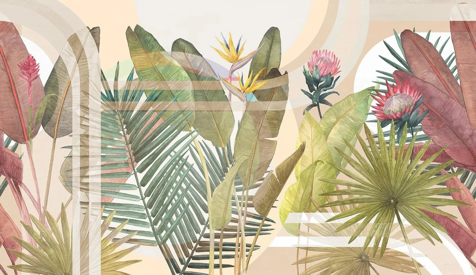 Custom Wallpaper Nordic Tropic - 3D Printing Heat Resistant Material review and price