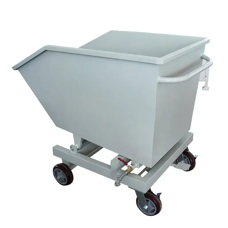 500kg Loading Capacity Standard Movable Scrap Steel Bin Trolley Heavy Mild Steel Metal Dumpster Bin
