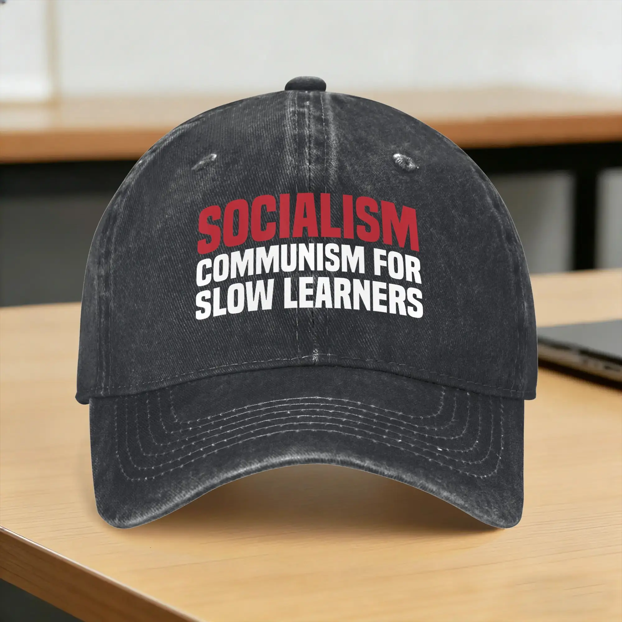 Anti Socialism Definition Capitalism Capitalist Casual Baseball Cap Summer  Trucker Hat Dropshipping Hiking Fishing Snapback Cap