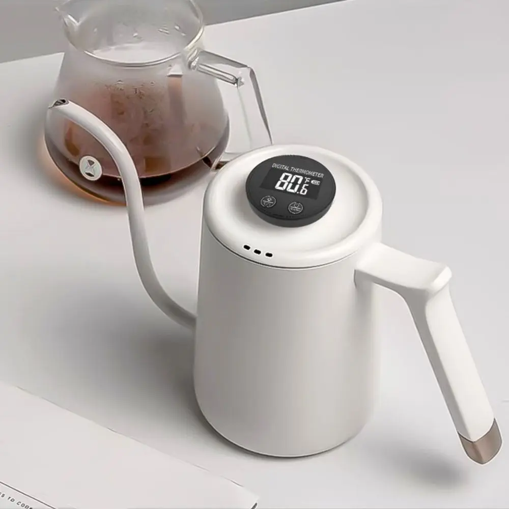 Portable Digital Coffee Thermometer Probe Waterproof Instant Read Liquid Thermometer Black Food Temp Gauge Barista