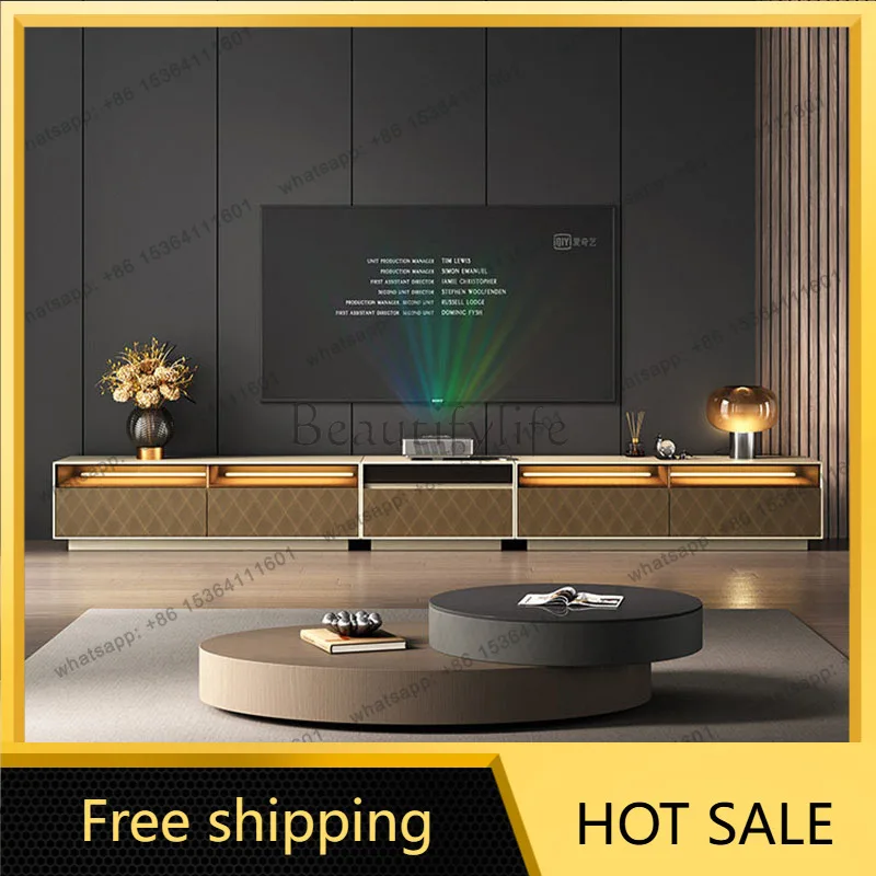 XX.Italian Minimalist Coffee Table Decoration Modern Luxury Simple Clear Side Table Aesthetic Designer Meubles Salon Furniture