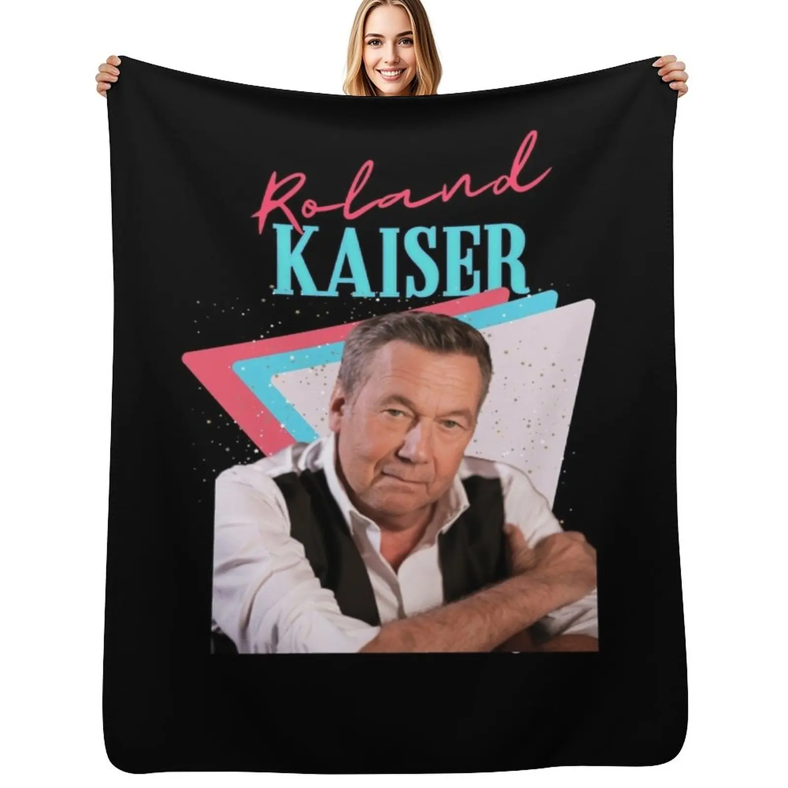 

Roland kaiser - rip Roland kaiser - rest in peace Roland kaiser Throw Blanket bed plaid Custom Flannel Fabric Thermal Blankets