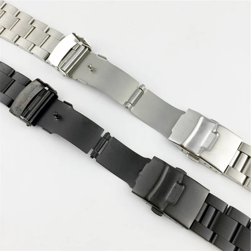 Matte Strap Solid Stainless Steel Watchband 18mm 20mm 22mm 24mm 26mm Universal Wrist Band For Seiko Watch Bracelet Belt Band