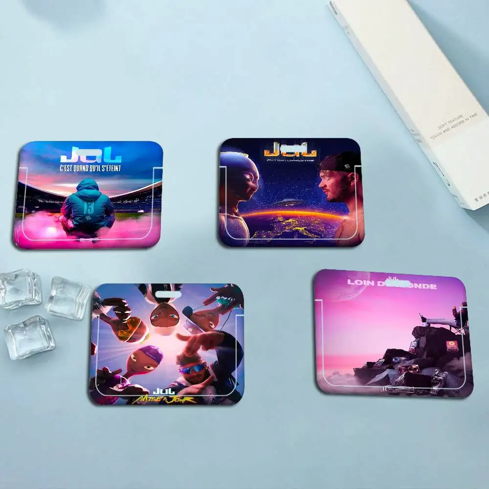 Rapper J-Jul Music Album Work Card Case for Exhibition ID Card Lanyard Badge Card Holder Pass Card Set for Employee