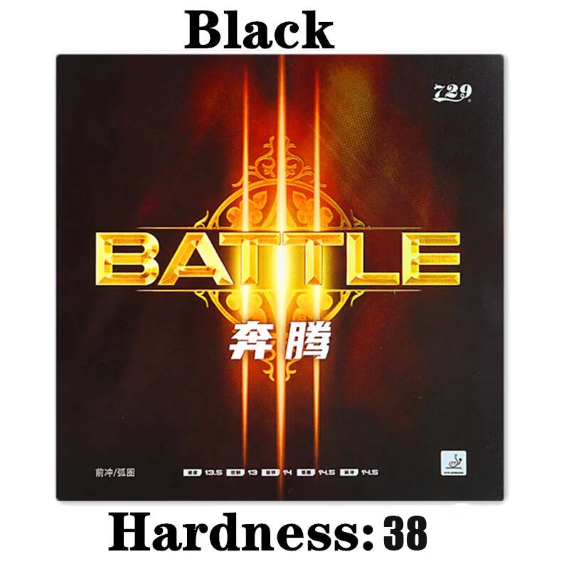 729 Friendship Battle 3 Tafeltennisrubber, kleverig, professioneel, origineel, 729 Battle-serie rubber