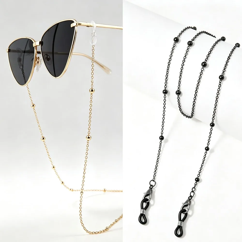 Women Girl Summer Handmade Beaded Glasses Chain Multifunction Sunglasses Lanyard Mask Holder Strap Travel Outdoor Accessory Gift