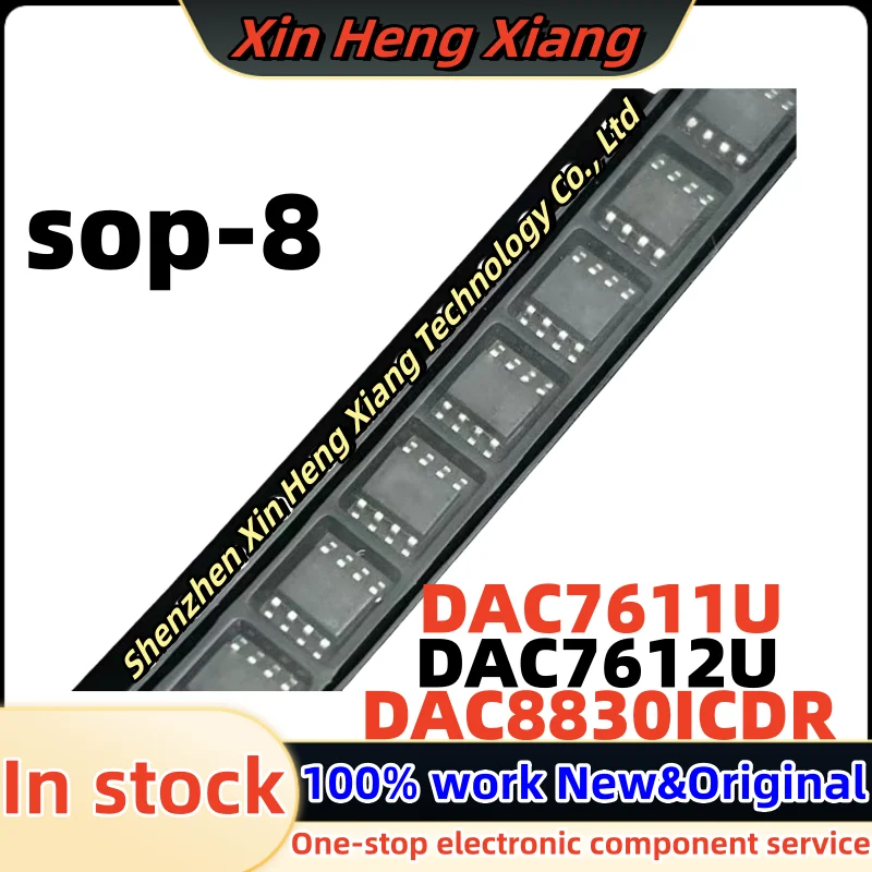 

(10pcs)DAC7611U DAC 7611U DAC7612U DAC 7612U DAC8830ICDR DAC8830I 8830I sop-8 Chipset