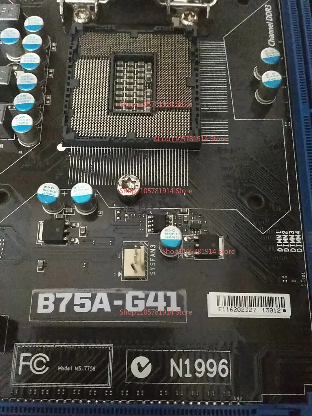 For MSI B75A G41 LGA1155 DDR3 Desktop ATX Large Board