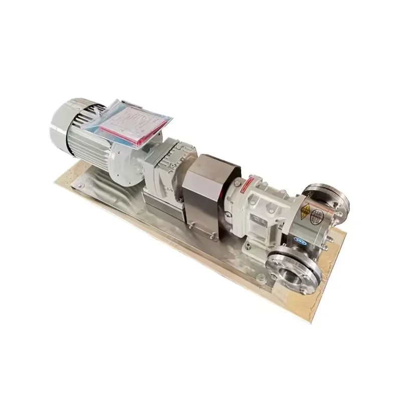 Food Grade Rotary Leaf Sanitary Pump Volumetric Pump for Chocolate, Oil, Honey Transfer