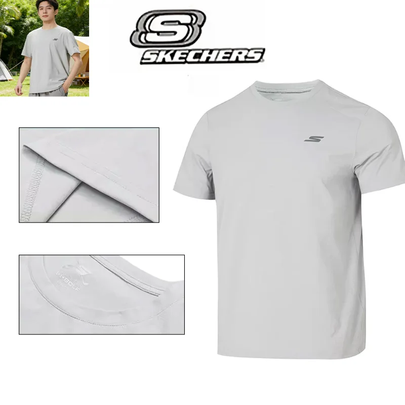 

Skechers Casual T Shirt Short Sleeve Tee Soft Breathable Comfortable Daily Wear Top P226U032-00MV
