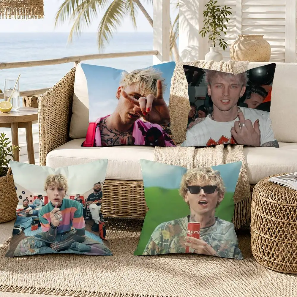 

MGK L-Lost Americana Pillow Case for Sofa Living Room Home office Decor Protective Cover