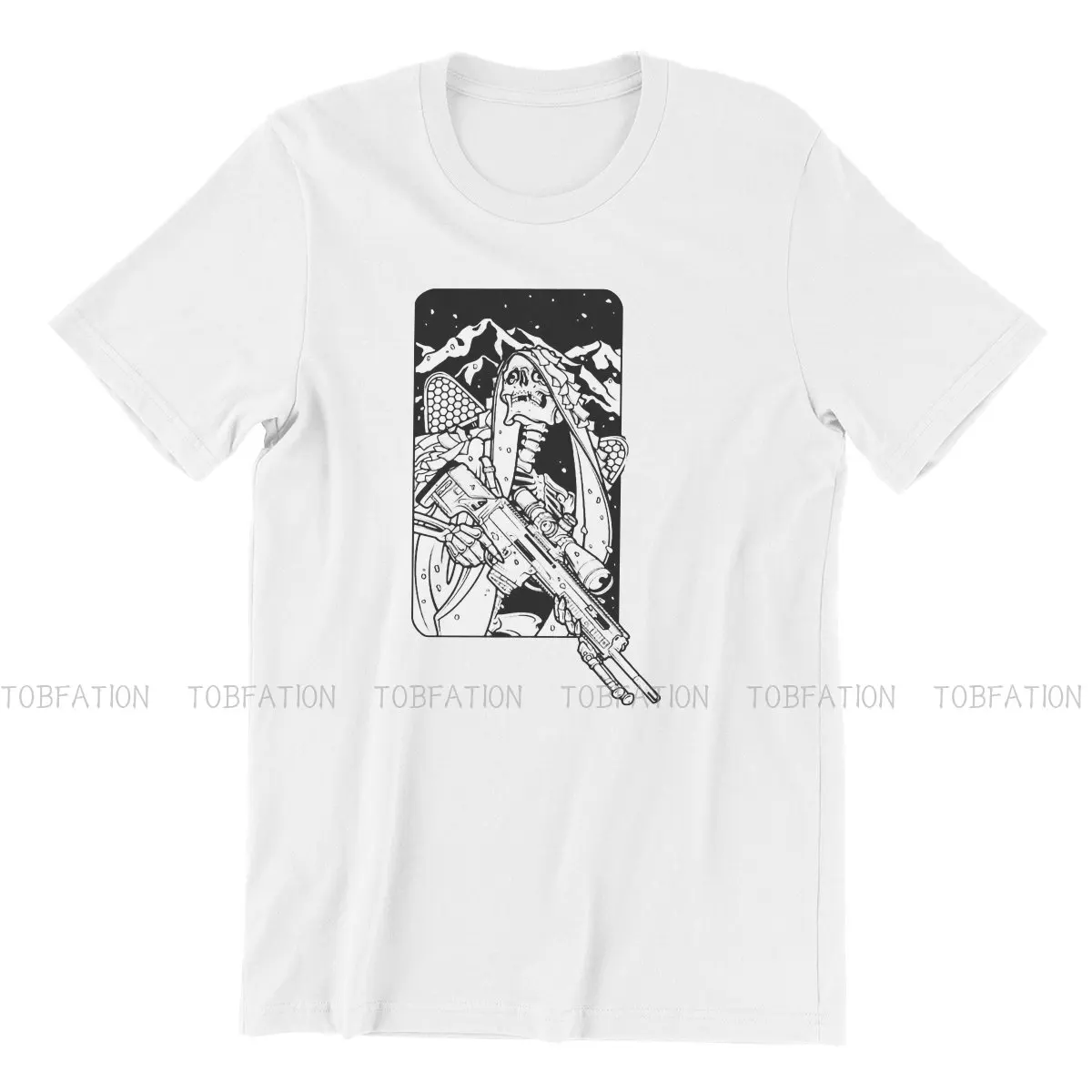 Forward Observations Group Death Gypsy Tshirt Vintage Fashion Men\'s Clothes Tops Cotton Crewneck T Shirt