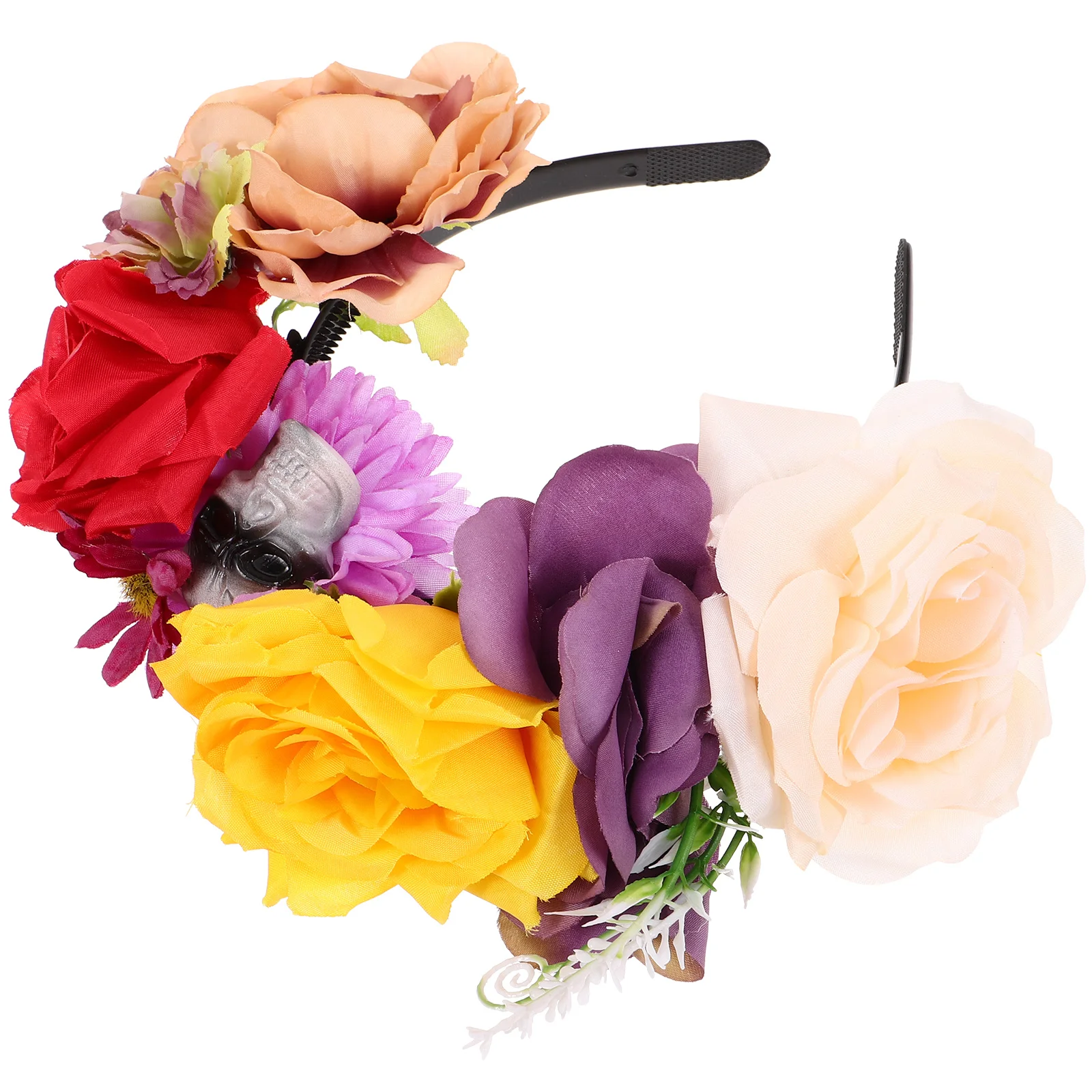 

Halloween Skull Headband Women's Hair Accessories for Girls Polyethylenerigid Fairy Costume Hoop
