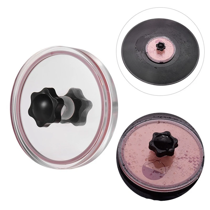 1 pezzo Vinyl Record Cleaner Clamp Record Label Saver panno acrilico strumenti puliti accessori per lettori in vinile