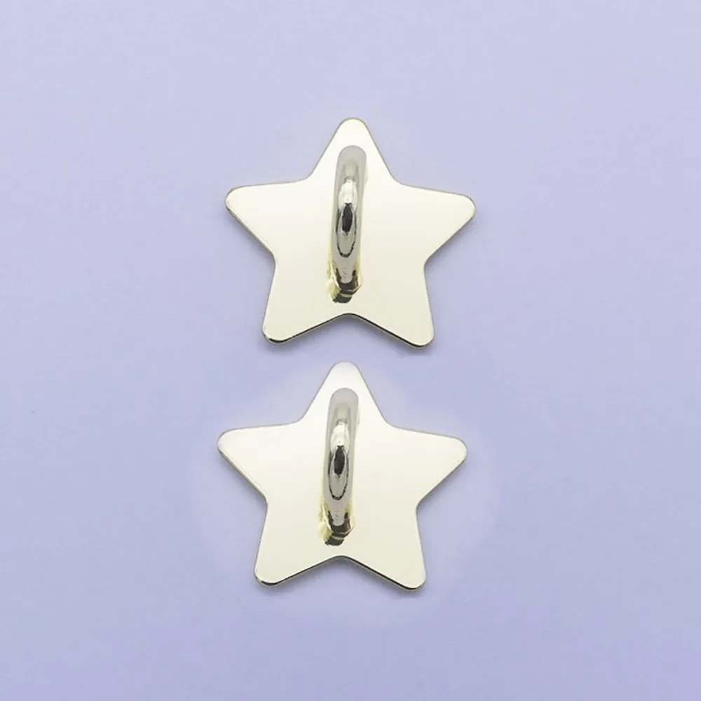 

Starry Sky Stars Moon Phone Charm Self Adhesive Holder Stand Phone Case Finger Ring Silver Gold 2.5cm Phone Hook Buckle