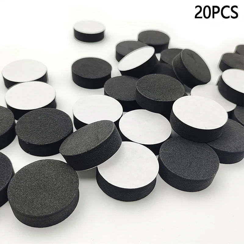 20PCS Speaker Shock Absorbing Foot Mat Anti-slip Pad Self-adhesive EVA Desktop Speaker Foam Sponges Pad