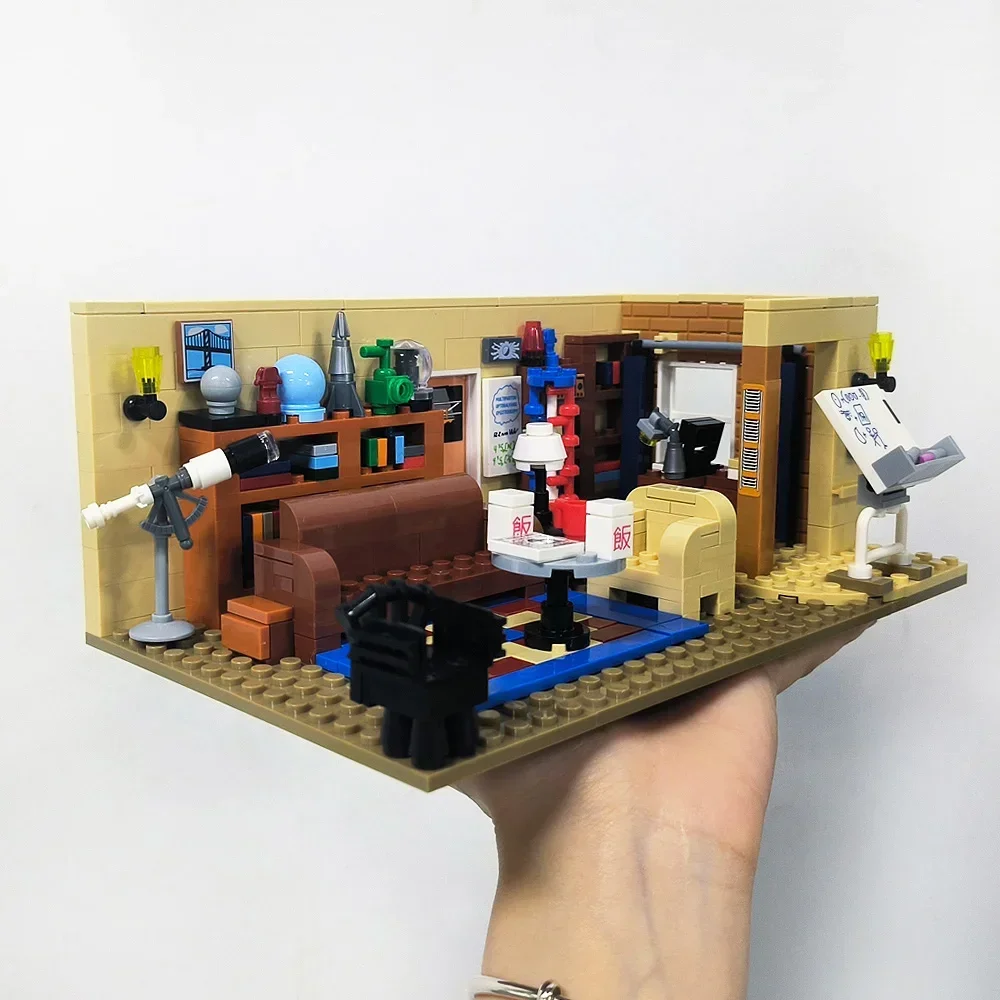 

Настольный декор: Конструктор «Теория Большого взрыва» (21302), 484 детали, по мотивам американского сериала «Друзья», для гостиной, модель из строительных блоков, кирпичики, детские игрушки, подарки