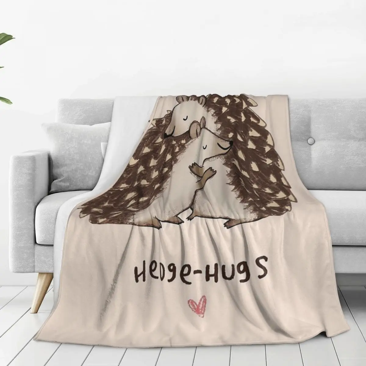 Hedge-Hugs Blanket Fleece Super Soft Sofa Throw Blankets For Home Bedroom Outdoor Throws Bedspread Quilt