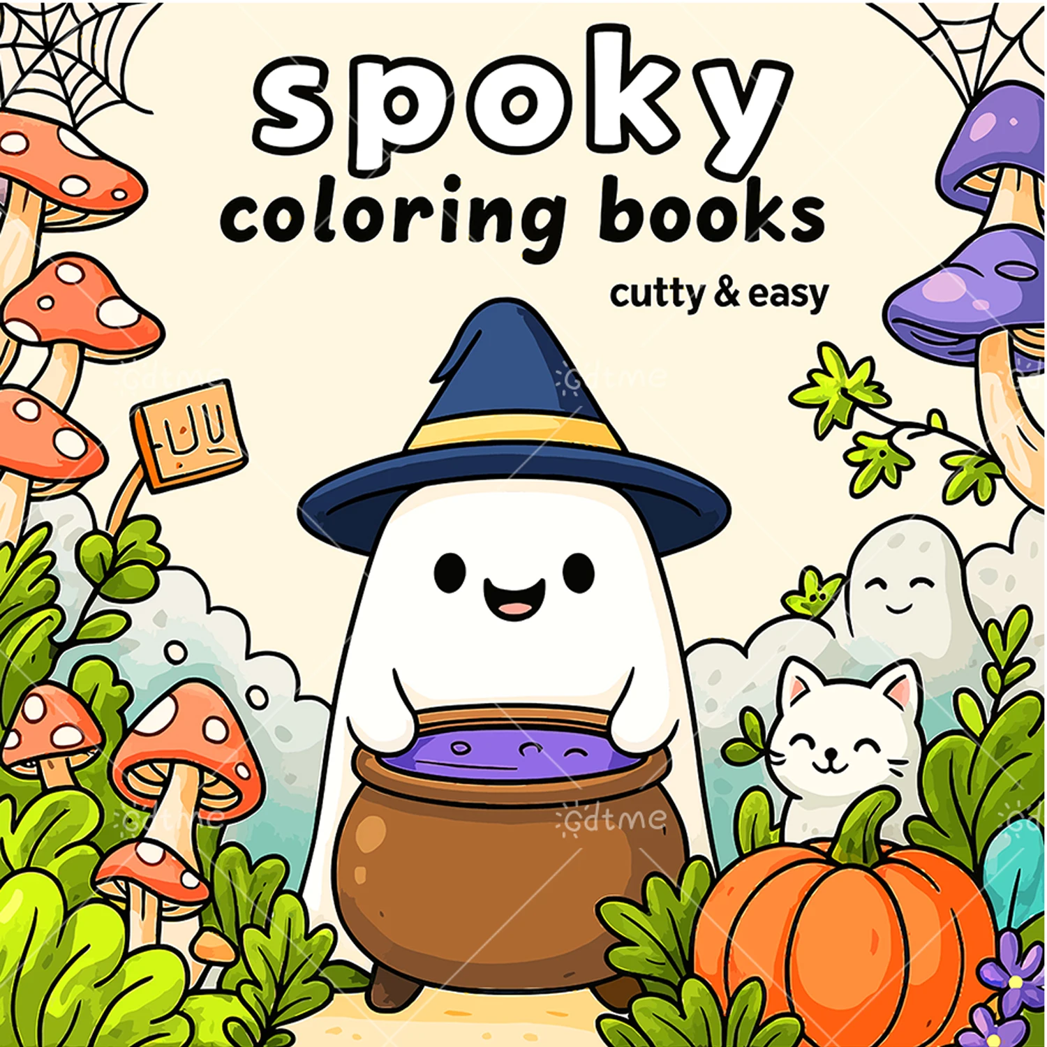 

Хэллоуин, жуткие, яркие узоры, книжка-раскраска для взрослых, милая книга для рисования, идеальный подарок для вечеринки и дня рождения, идея подарка