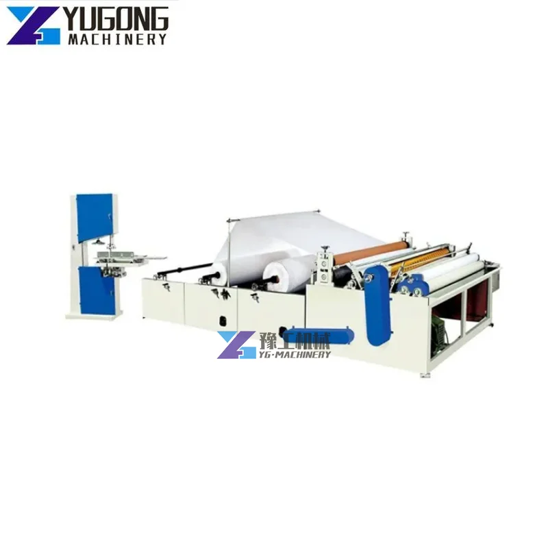 Full Automatic Toilet Roll Paper Tissue Paper Making Machine Automatic Toilet Paper Making Machine Paper Rewinder