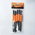 black and orange