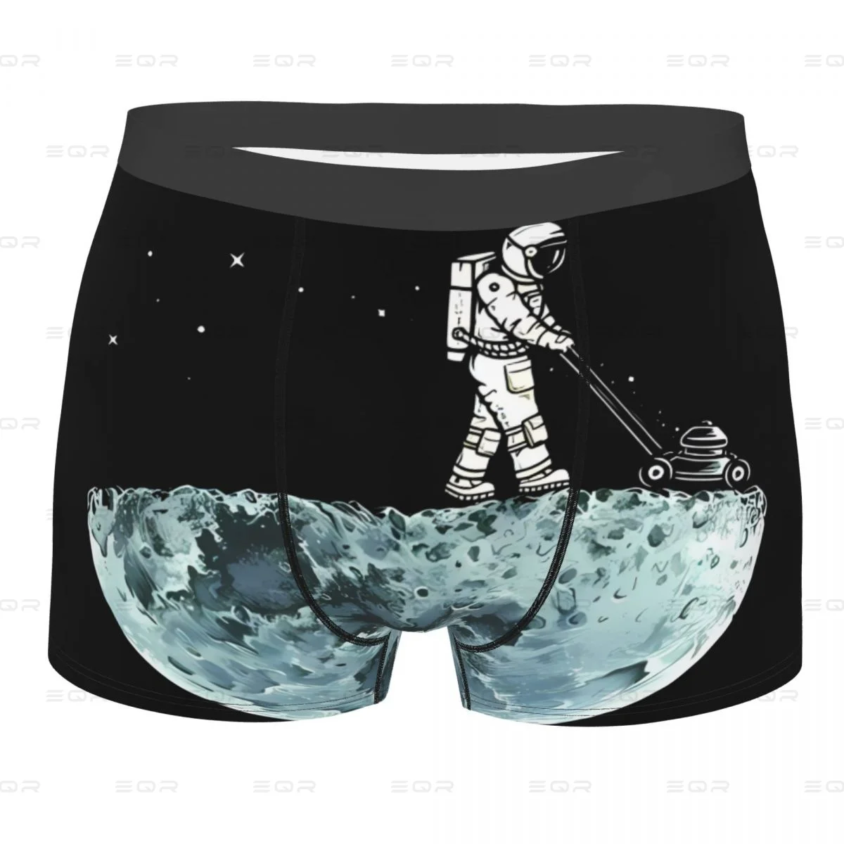 

Astronauts Cherish The Lunar Environment Men's Boxer Briefs,Moon Highly Quality 3D Print Shorts Breathable Underpants