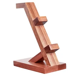 Headphone Handle Solid Wood Hanger Three Layers Gamepad Controller Bracket Compatible for Ps5/xbox Gamepad
