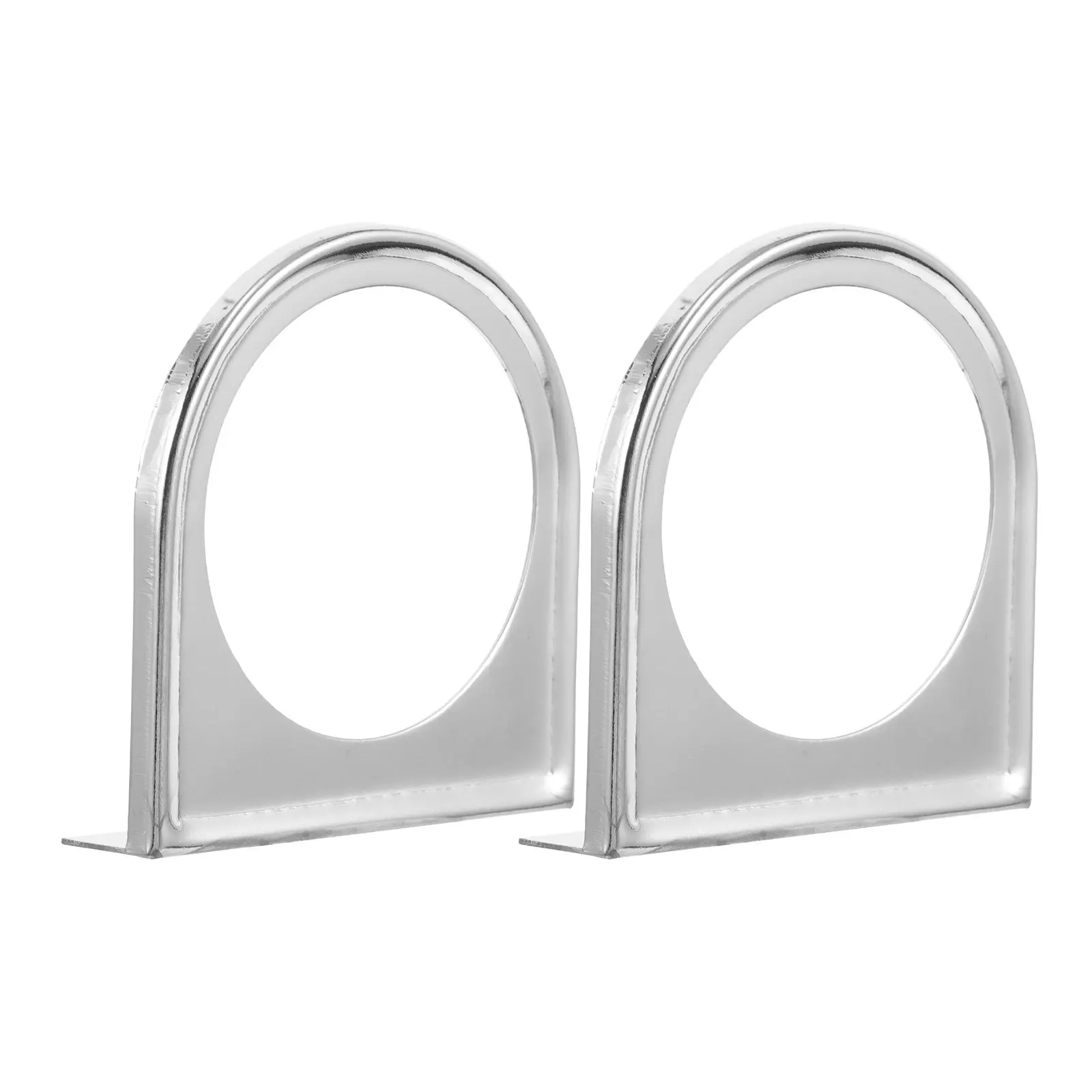 2Pcs Instrument Panel Pod Holder 52Mm Dash Gauge Bracket Car Meter Mount Single Hole Iron Build Auto Dashboard