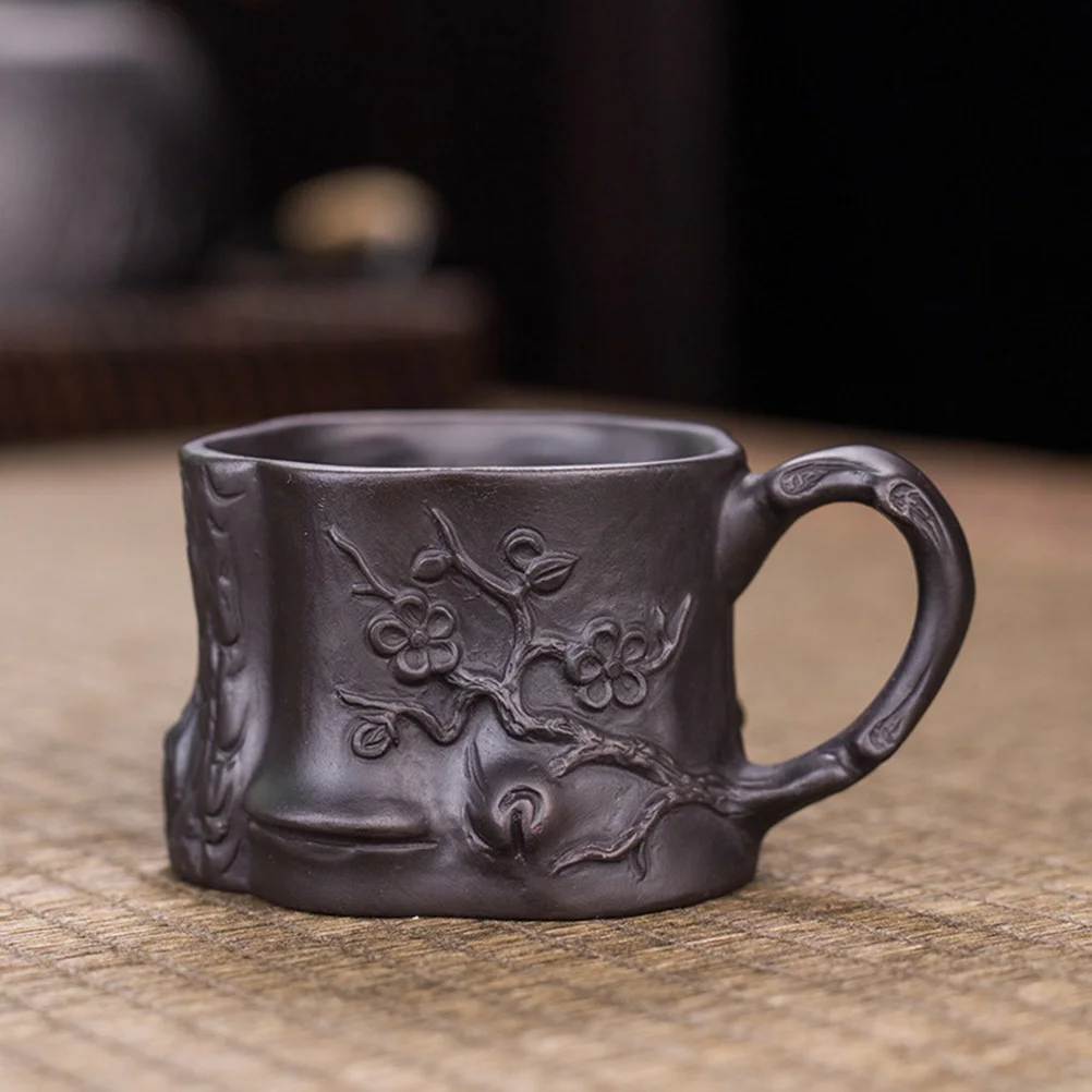 كوب شاي سيراميك بتصميم قديم، متعدد الاستخدام، رقيق وخفيف الوزن، سهل التنظيف، آمن، شكل دائري لفنجان الشاي المزخرف للمنزل والمكتب #2