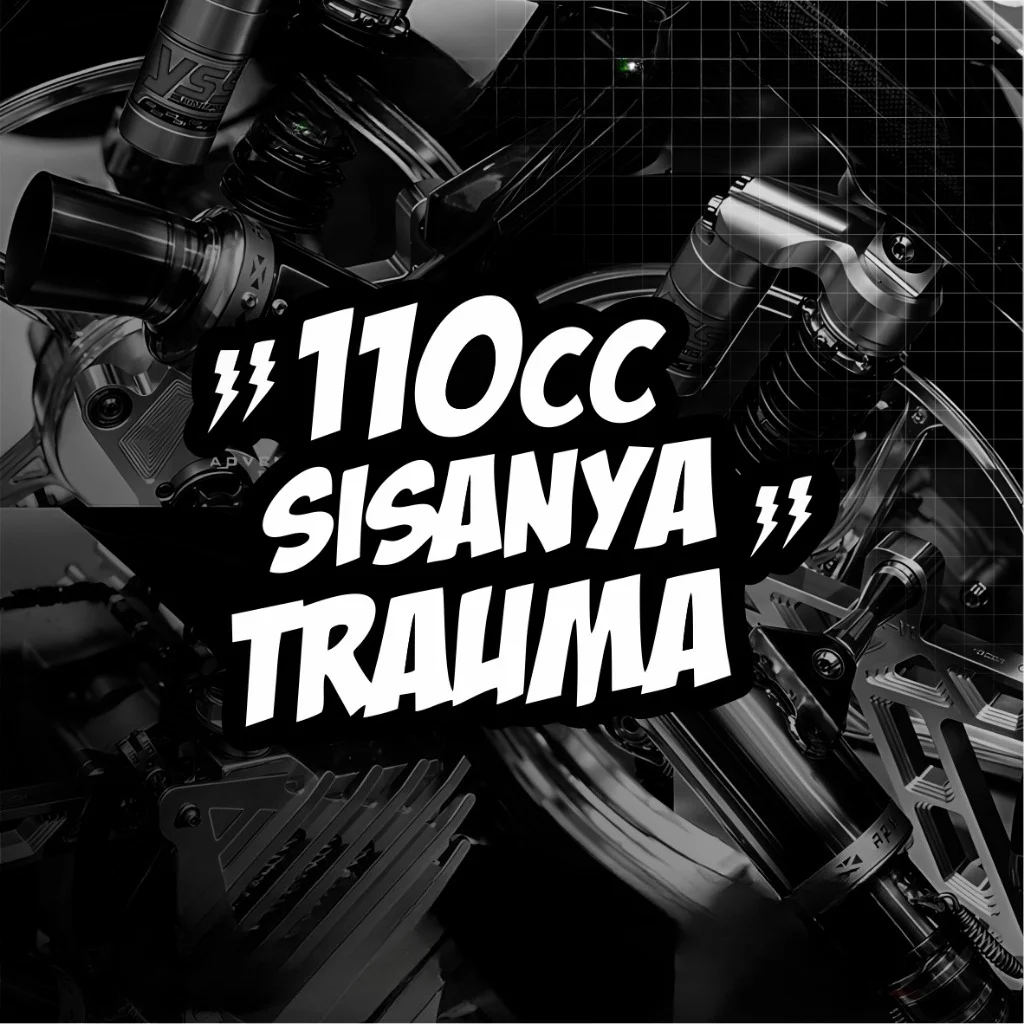 Lightning 110cc Sticker 1PC Cool Text Vinyl Decal Waterproof Weatherproof Motorcycle Fairing Helmet Car Bumper Window Decor