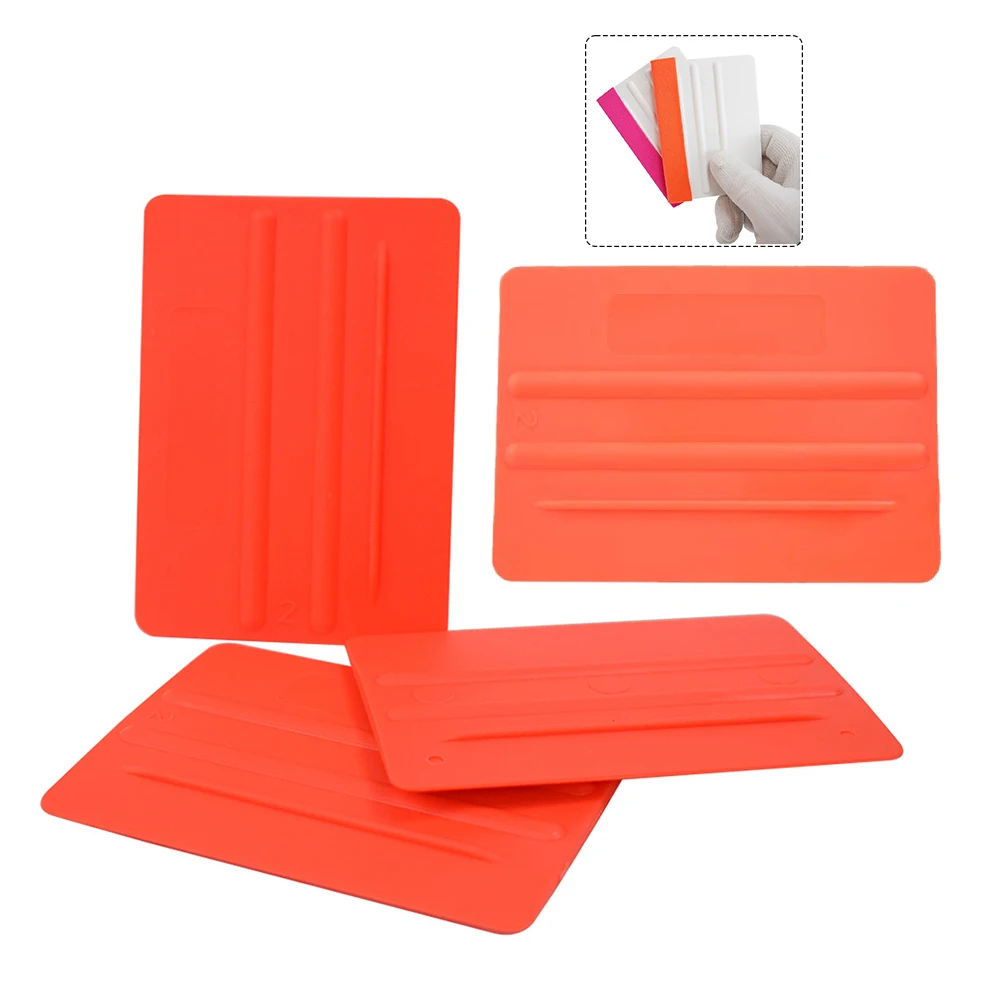 

4PCS Car Vinyl Film Wrap Installation Squeegee Window Tinting Tools PPF Protect Film Scraper Stickers Wallpaper Smoothing Tool