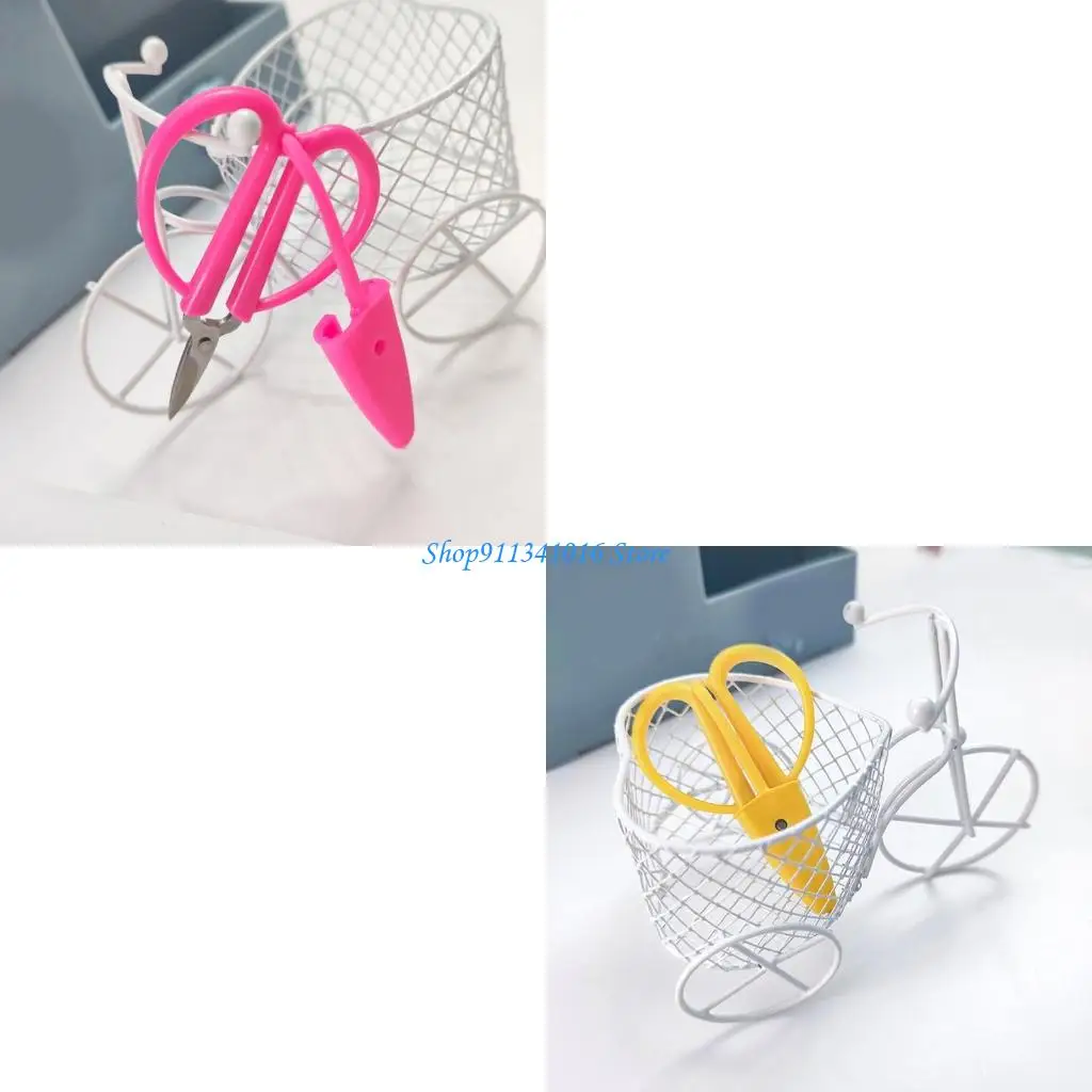  Mini Kids Craft Scissors with Protective for Case Useful Sewing Scissors for Stu