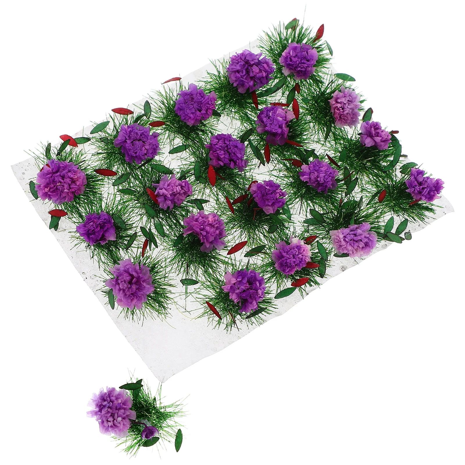 Modelos de Flores Miniaturas em Nylon, Flores Falsas para Mesa de Areia, Mini Jardim, Micro Paisagem, Ornamentos Decorativos DIY