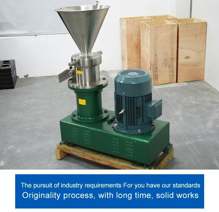 15KW Groundnut Paste Grinding Soybean Colloid Grinder Machine Jms150 Peanut Butter Making Machine Colloid Mill For Peanut Butter