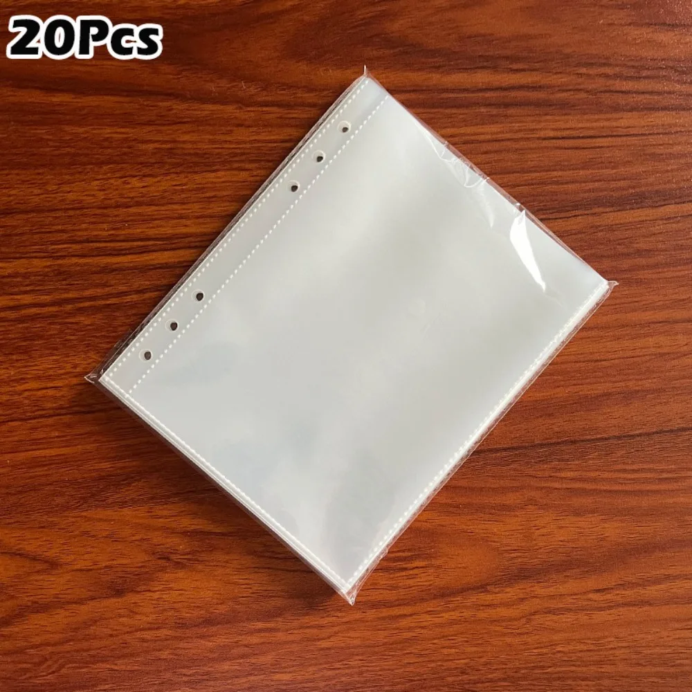 Inner Page Card Binder A5 Photocard Binder Sheets Transparent PP Acid Free Multiple Pockets Sleeve Photocard Holder