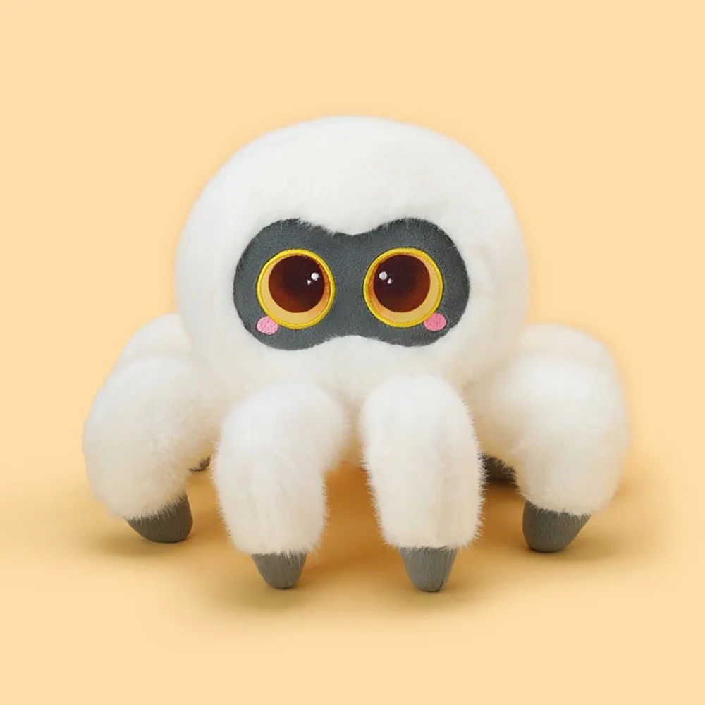 

Kawaii Simulation Spider Fluffy Handmade Spider Stuffed Animal Soft Collection Black Crawling Pet Birthday Parties