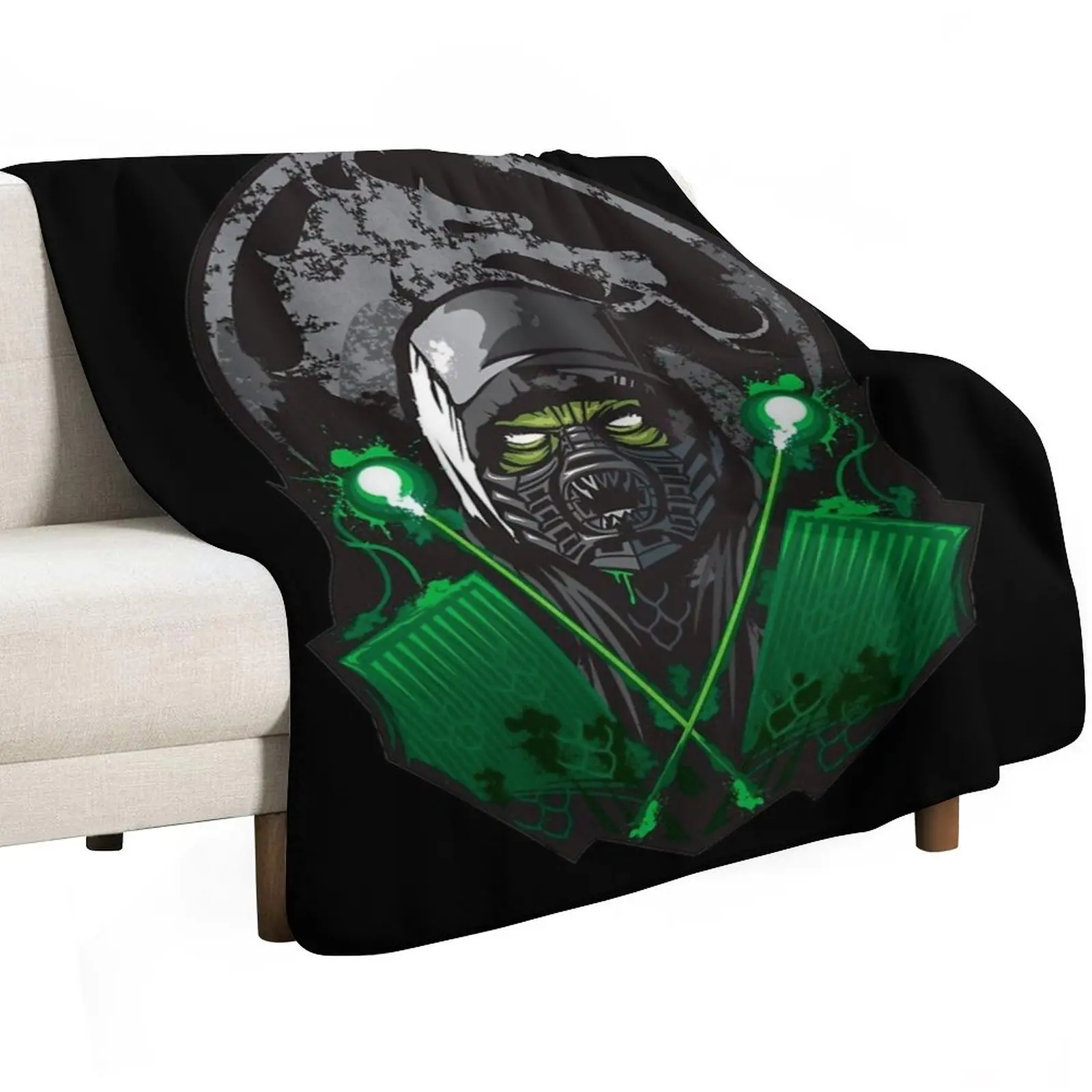 Mortal Kombat Reptile Dripping Acid Throw Blanket Kid'S Multi-Purpose heavy to sleep Luxury St Soft Beds Blankets