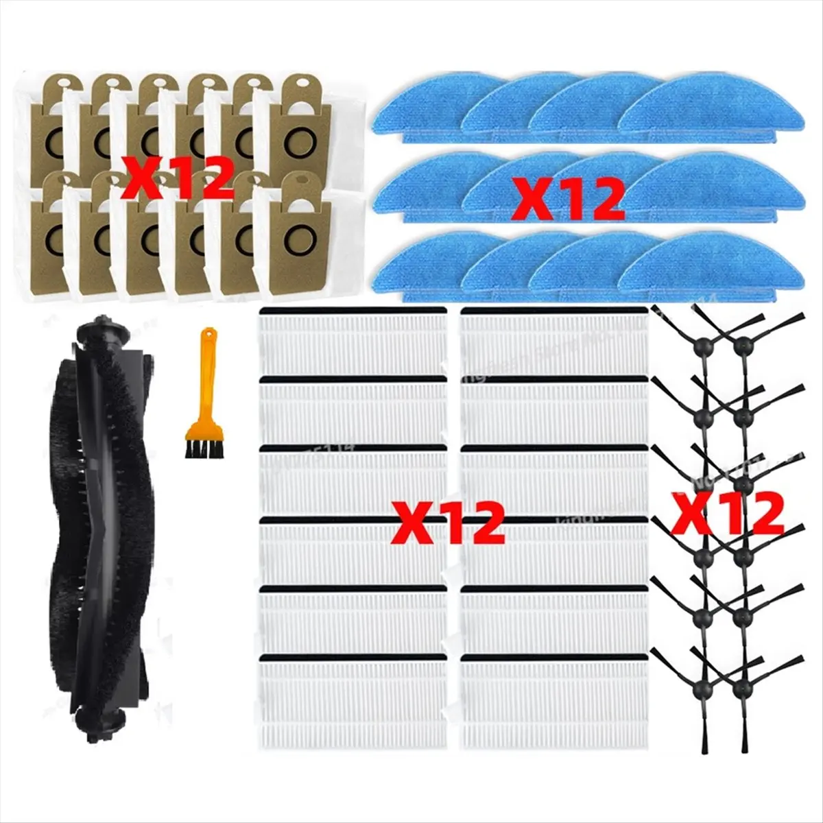 2026 Trend For Everybot Q3 Plus / Q3, AI300 PLUS Sweeper Main Side Brush Hepa Filter Mop Dust Bag Replacement Accessories