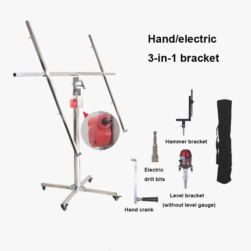 Woodworking Suspended Ceiling Gypsum Ette Board Lifting Table Machine Hand Operated Sealing Stainles Steel Portable Crane