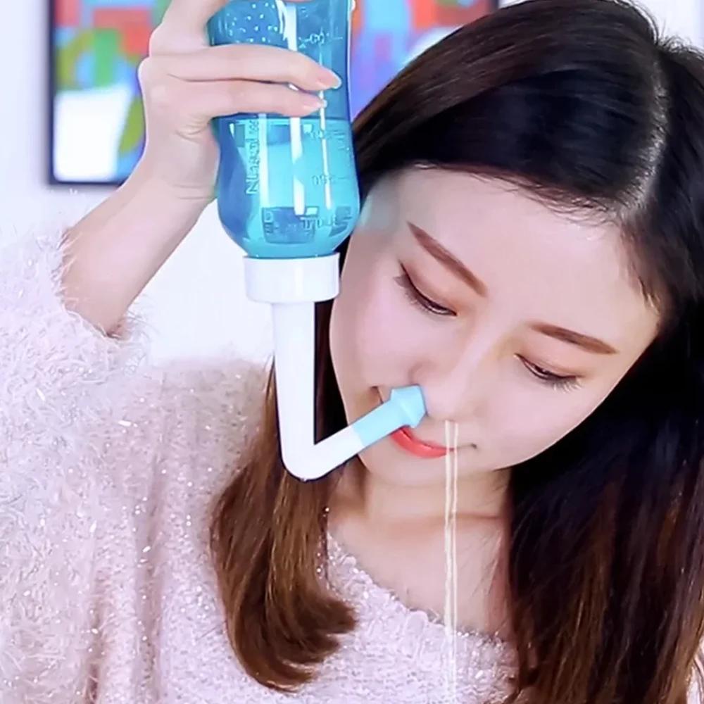 Очиститель для носа для взрослых и детей, синуситовая защита для носа, очищает увлажняет, для детей и взрослых, избегайте аллергического ринита, Neti Pot, 300 мл Очиститель для носа для взрослых и детей, синуситовая защита для носа, очищает увлажняет, для детей и взрослых, избегайте аллергического ринита, Neti Pot, 300 мл