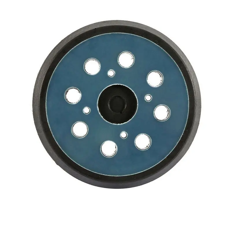 A19F-5Pcs 5 Inch 8 Holes Hook Loop Sanding Backing Pad For Orbital Sander Disk Discs Porter Cable Backup Stick On Pad