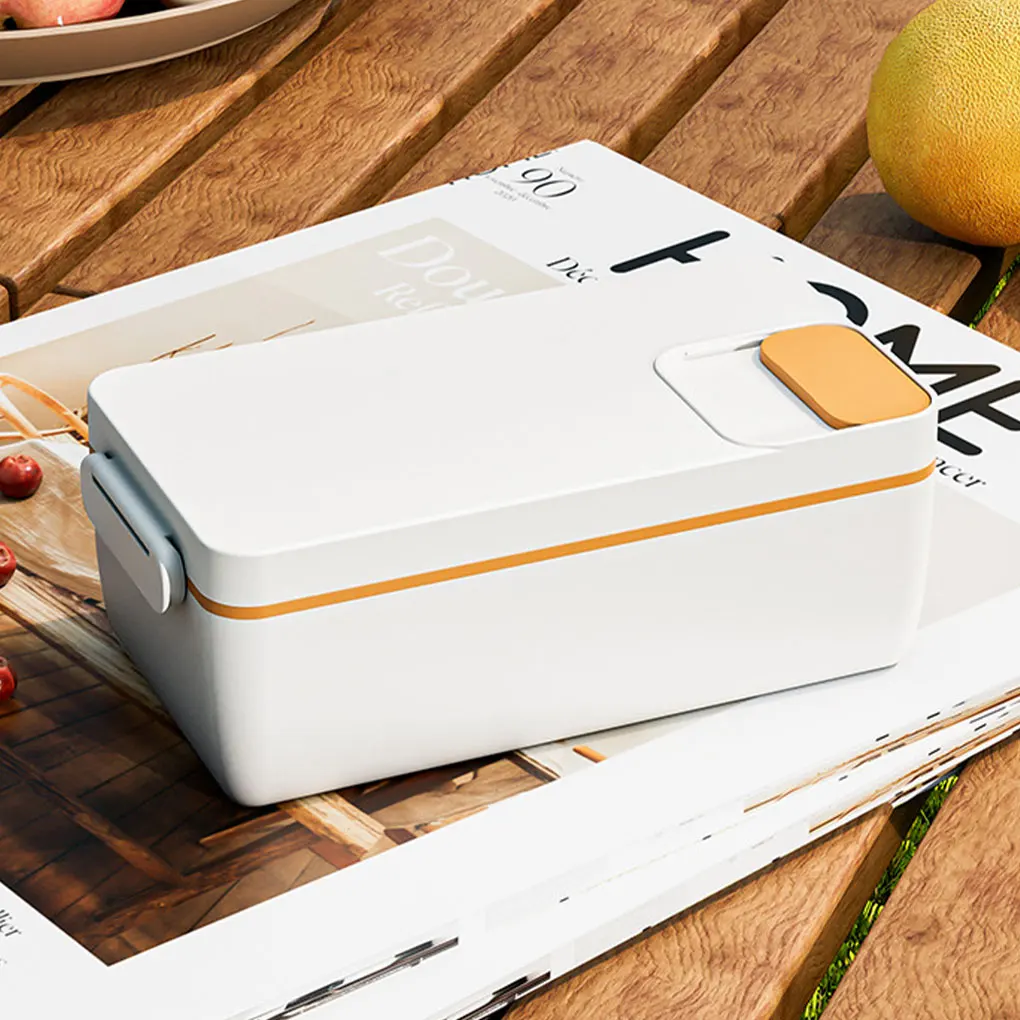 

Портативный USB теплый ланч-бокс с электрическим подогревом, 1 л, изолированный ланч-бокс для кемпинга, перезаряжаемая рисоварка с подогревом, офисная рисоварка