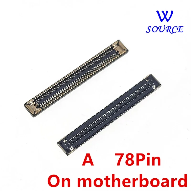 2-10 piezas conector FPC de pantalla LCD para Samsung Galaxy A52 A72 A525 A526 A725 A725F A52 A526F, de 40/78 pines 4
